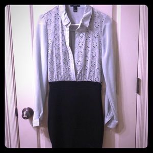 Body-con Button Up Dress